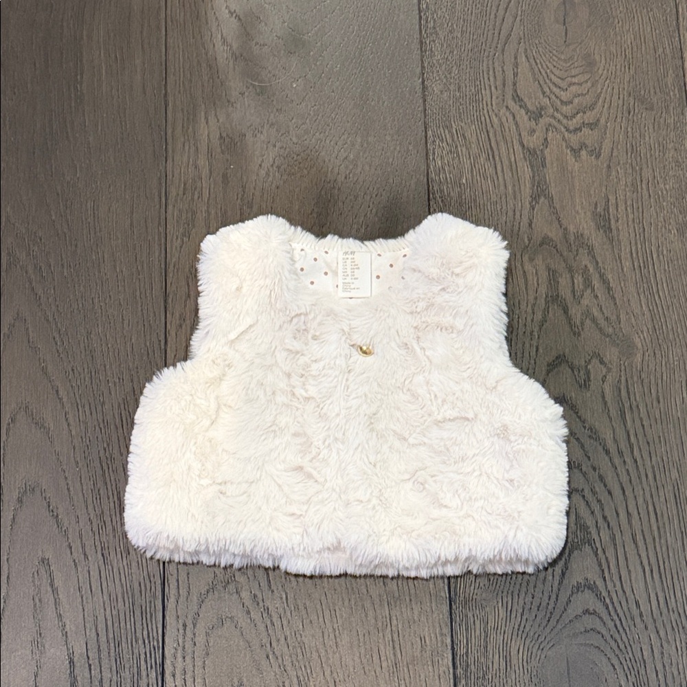 H&M Faux Fur Girls Vest